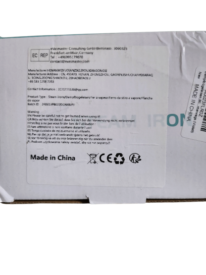 Steam Iron Reisebuegeleisen – Bild 2