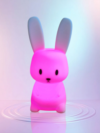 Nachtlicht Hase weich Silikon Akku – Bild 5