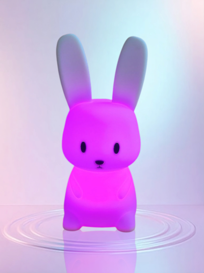Nachtlicht Hase weich Silikon Akku – Bild 4